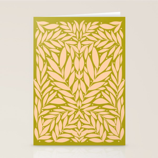 Vintage Leaves  Stationery Card Gallery Image 1