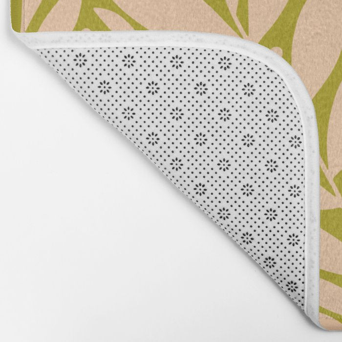Vintage Leaves  Bath Mat Gallery Image 2