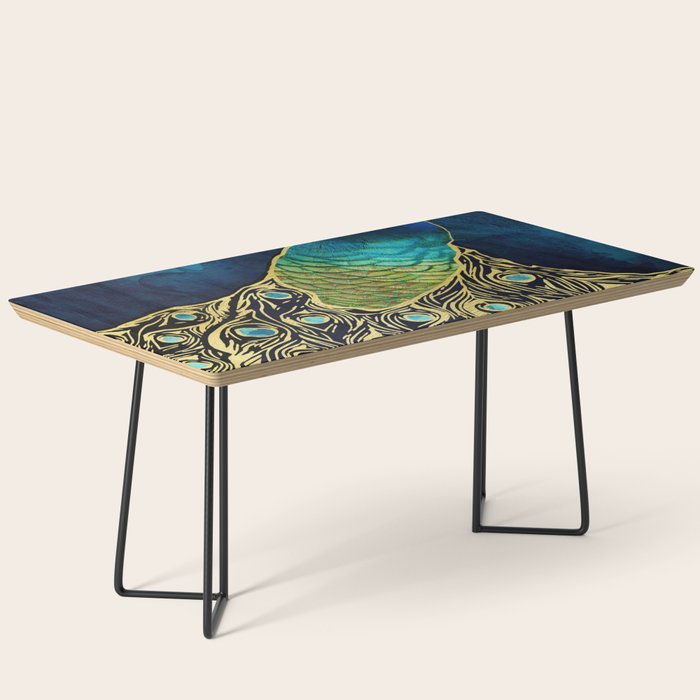 Golden Peacock Coffee Table Gallery Image 1