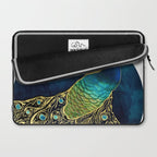 Golden Peacock Laptop Sleeve Gallery Image 2