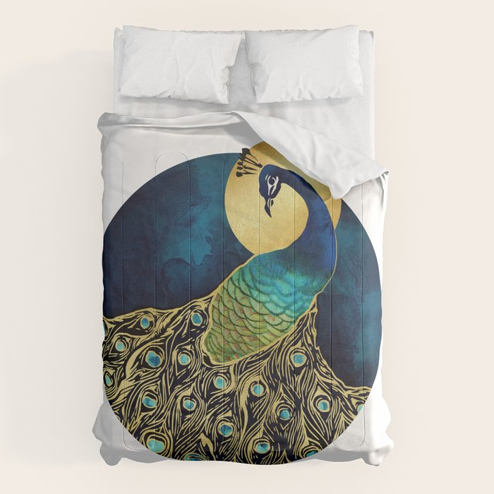 Golden Peacock Comforter Gallery Image 6
