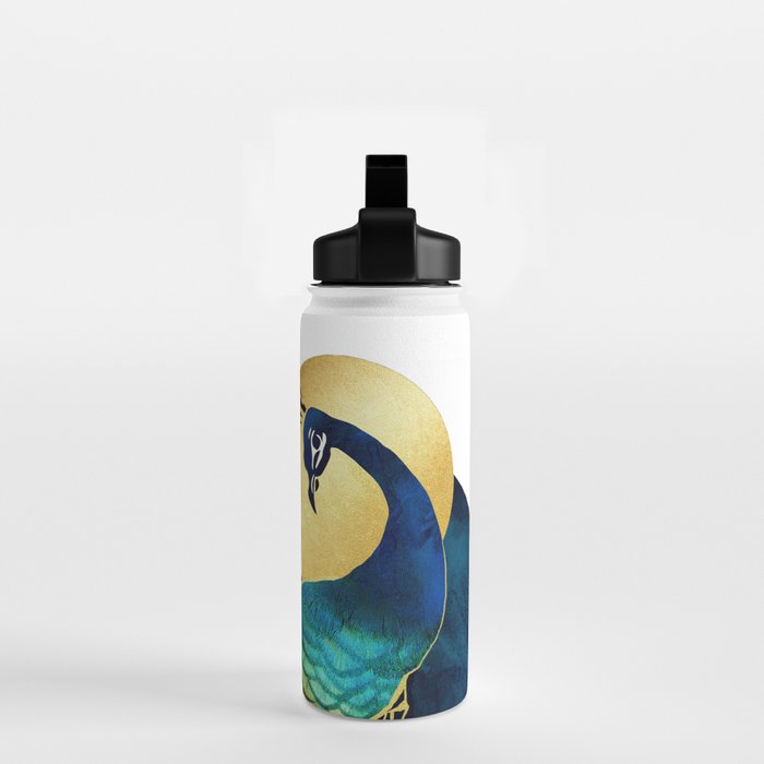 Golden Peacock Water Bottle Gallery Image 2