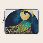 Golden Peacock Laptop Sleeve Gallery Image 1