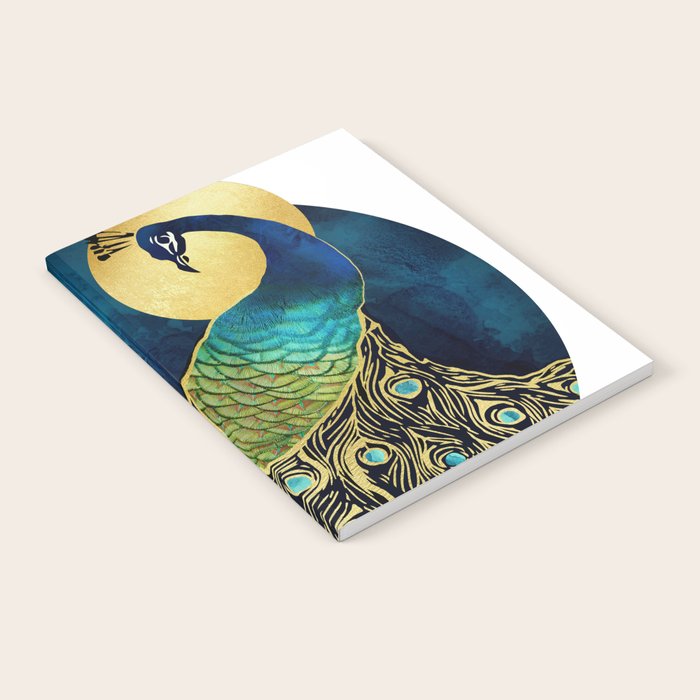 Golden Peacock Notebook Gallery Image 1
