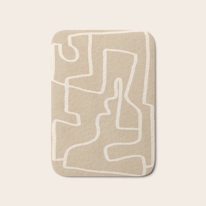 Abstract line art 143 Bath Mat Gallery Image 1
