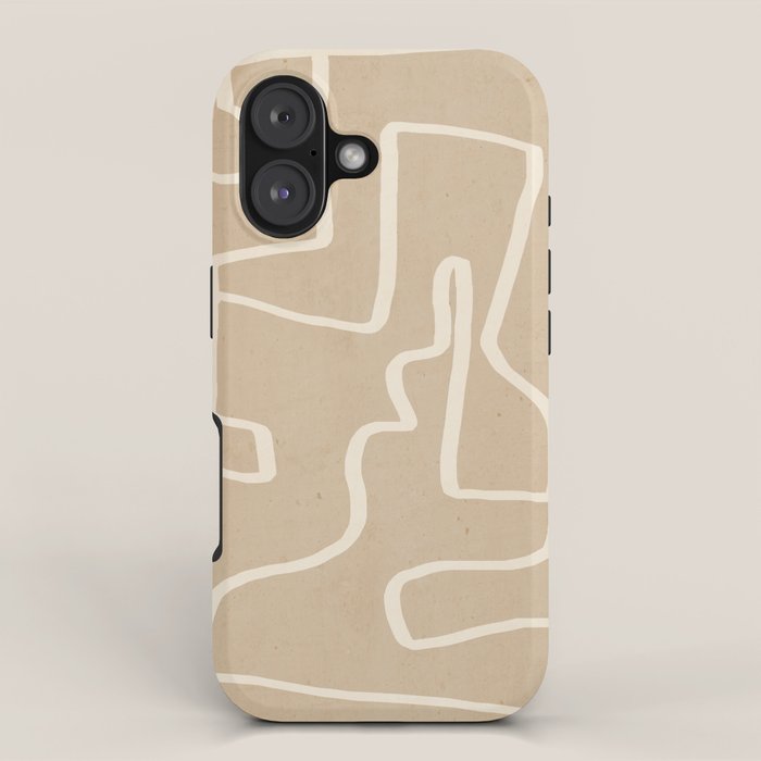 Abstract line art 143 iPhone Case Gallery Image 1