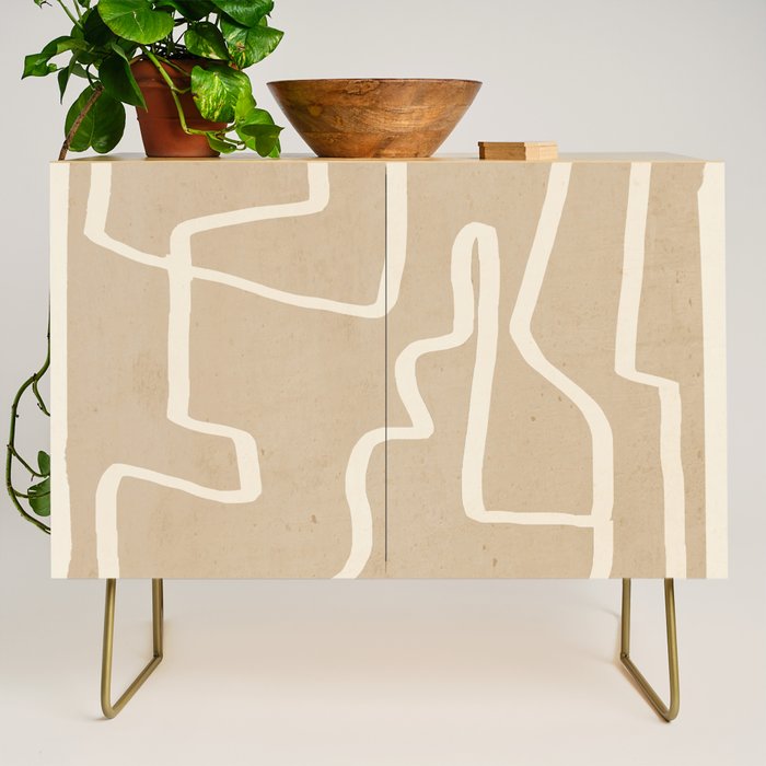 Abstract line art 143 Credenza Gallery Image 1