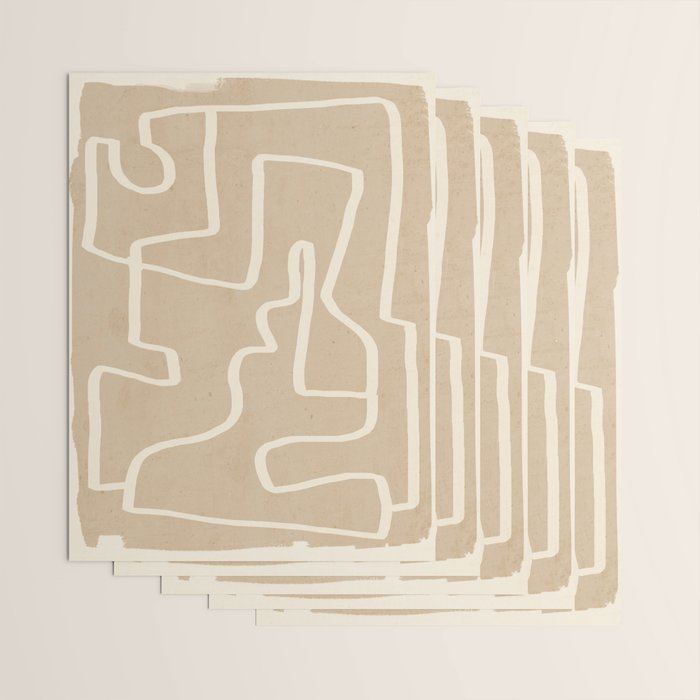 Abstract line art 143 Wrapping Paper Gallery Image 3
