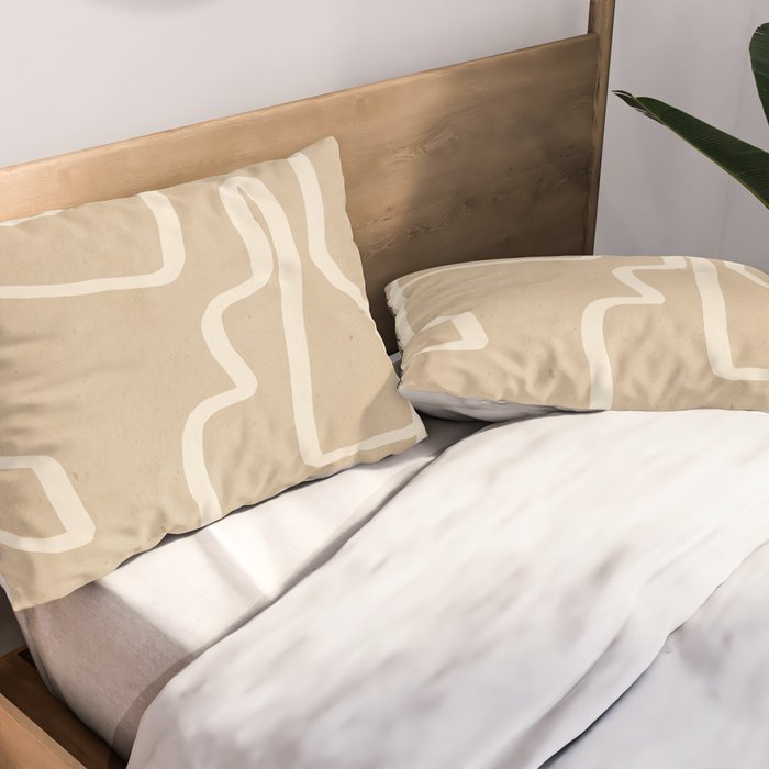 Abstract line art 143 Pillow Sham Gallery Image 2