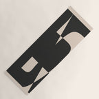 Modern Black And White Abstract Art 5 Yoga Mat Gallery Image 1
