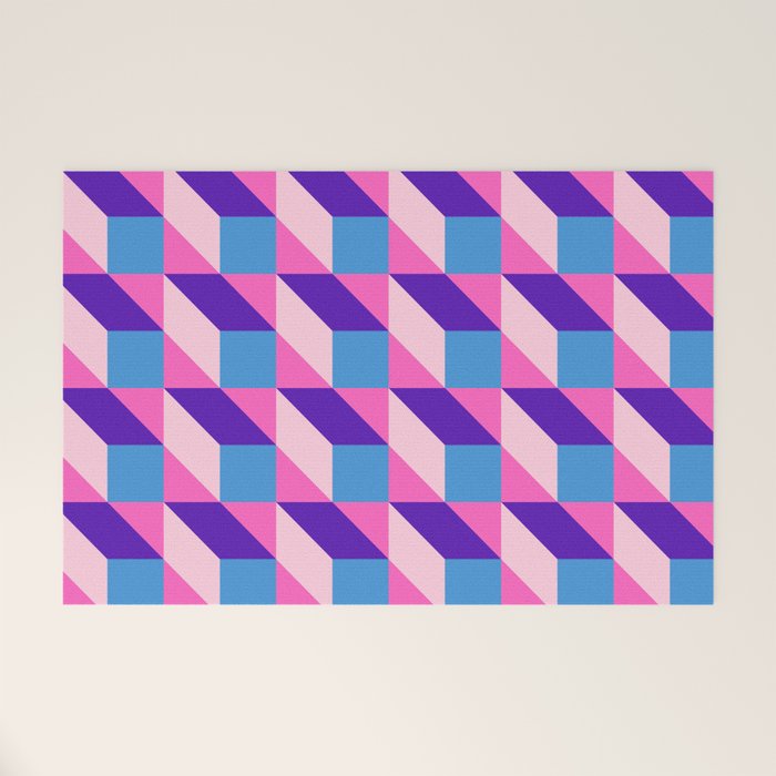 Geometric 01B Welcome Mat Gallery Image 1
