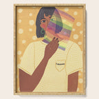 Pride Rainbow  Portrait Serving Tray Gallery Image 1