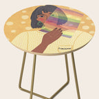 Pride Rainbow  Portrait Side Table Gallery Image 2