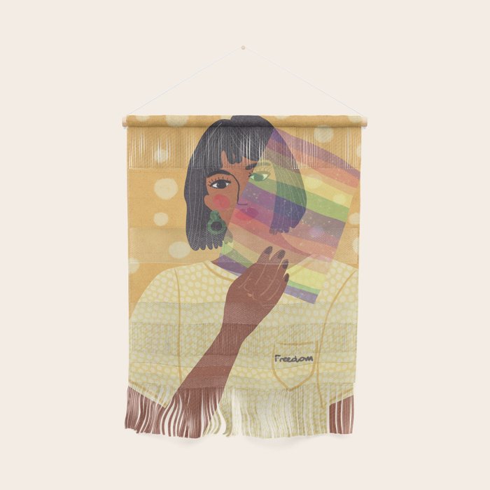 Pride Rainbow  Portrait Wall Hanging Gallery Image 1