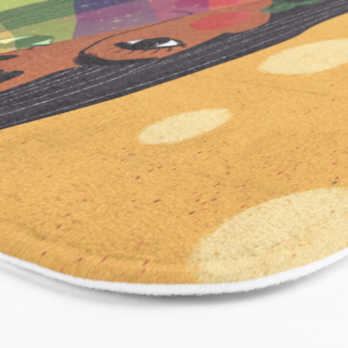 Pride Rainbow  Portrait Bath Mat Gallery Image 3