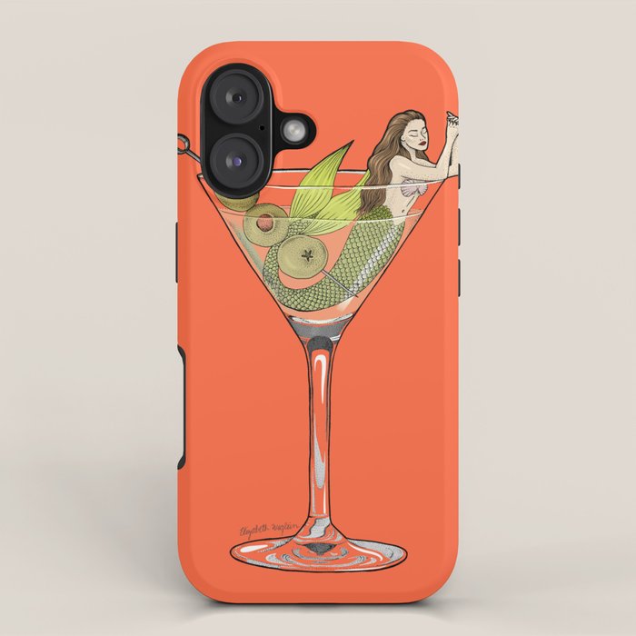 Martini Mermaid Cocktail iPhone Case Gallery Image 1