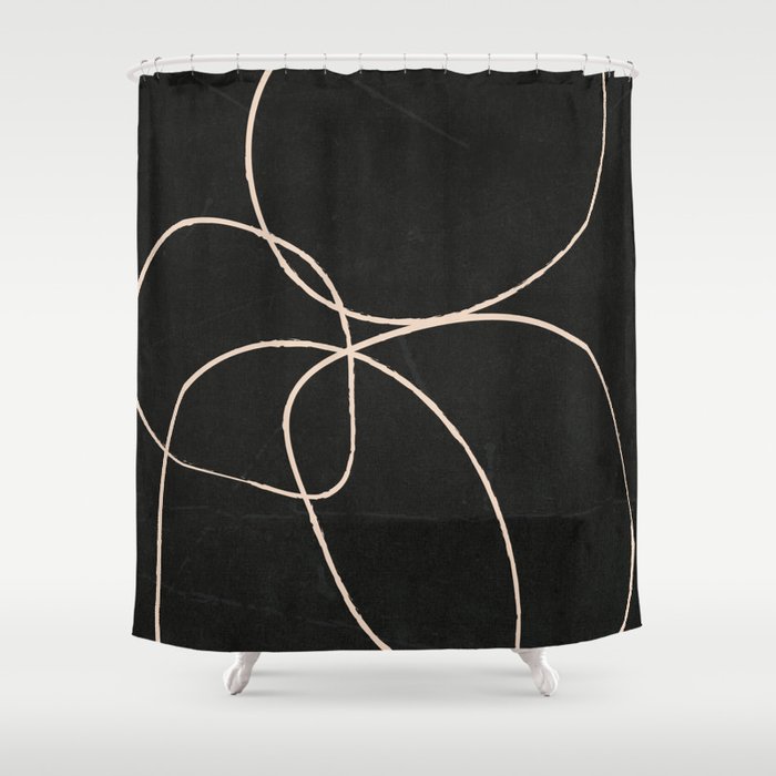 Abstract Minimal Art 29 Shower Curtain Gallery Image 1