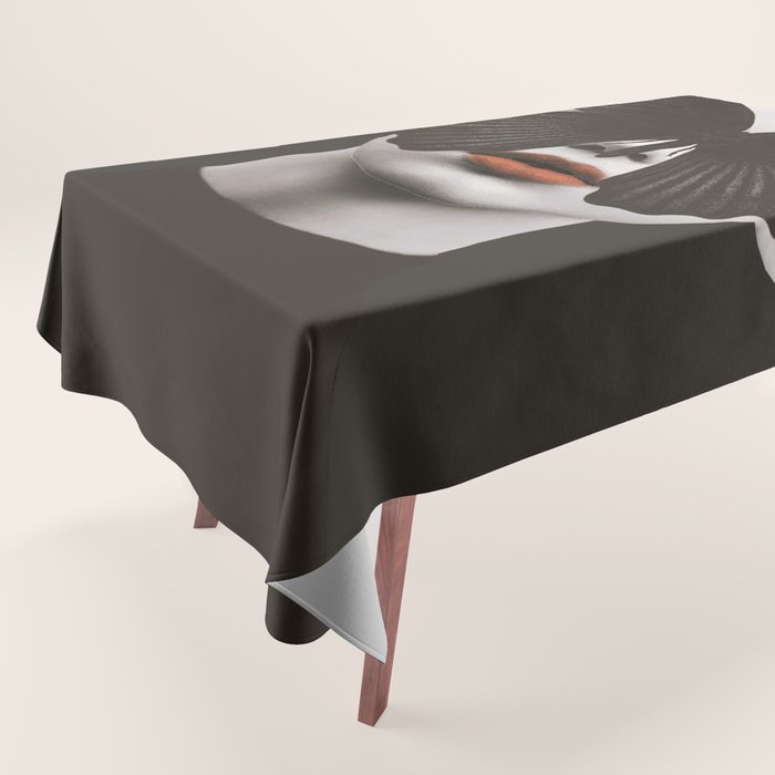 BLACK BUTTERFLY 3 Tablecloth Gallery Image 1