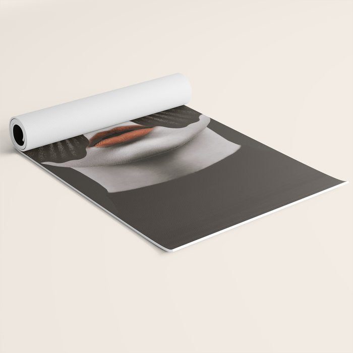 BLACK BUTTERFLY 3 Yoga Mat Gallery Image 2