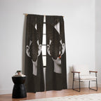 BLACK BUTTERFLY 3 Window Curtain Gallery Image 2