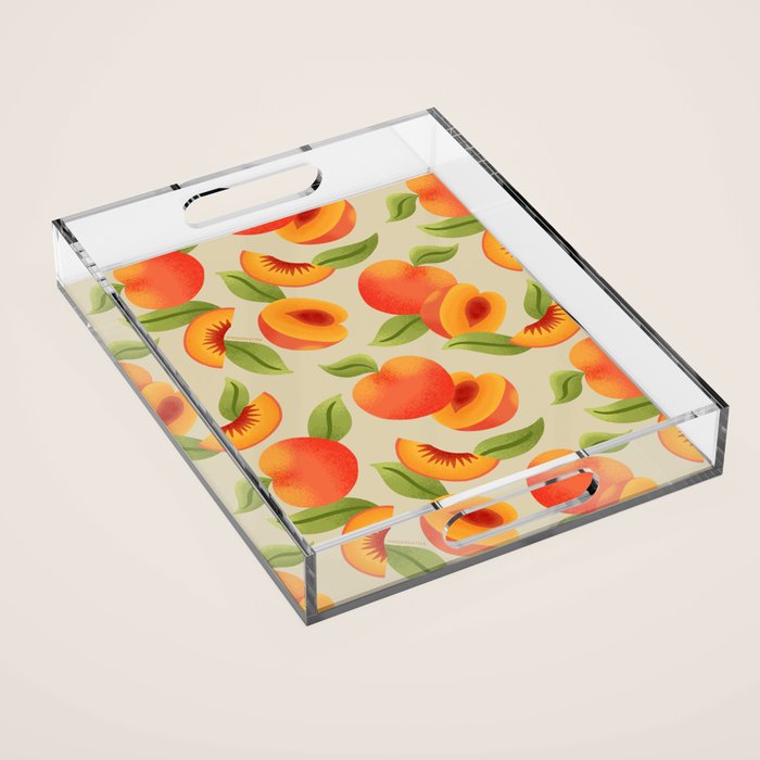 Peach Pattern - Amalfi Coast Cocktails Acrylic Tray Gallery Image 1