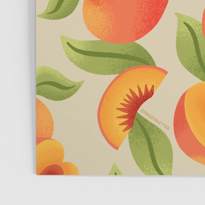 Peach Pattern - Amalfi Coast Cocktails Poster Gallery Image 3