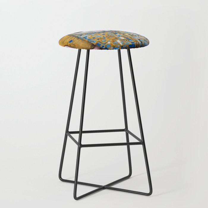 Gustav Klimt Style Mouse with Pink Ears Stool Gallery Image 1