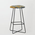 Gustav Klimt Style Mouse with Pink Ears Stool Gallery Image 1