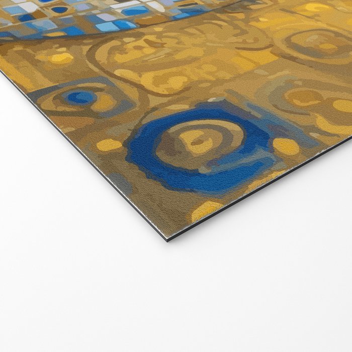 Gustav Klimt Style Mouse with Pink Ears Welcome Mat Gallery Image 2