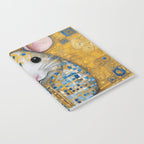 Gustav Klimt Style Mouse with Pink Ears Notebook Gallery Image 2