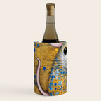 Gustav Klimt Style Mouse with Pink Ears Wine Chiller Gallery Image 2