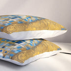Gustav Klimt Style Mouse with Pink Ears Pillow Sham Gallery Image 3