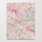 Modern Pastel Pink Watercolor Chic Floral Notebook Gallery Image 4