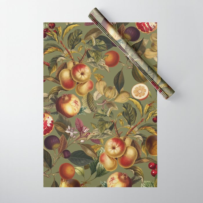 Fruit Harvest Wrapping Paper Gallery Image 1