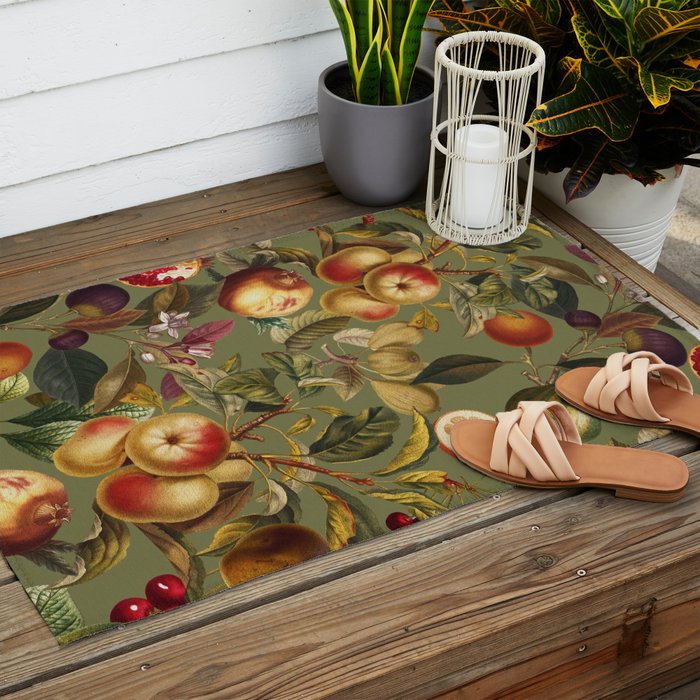 Fruit Harvest Outdoor Rug Gallery Image 2