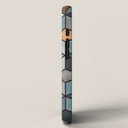 Colorful Concrete Cubes - Blue, Grey, Brown iPhone Case Gallery Image 2
