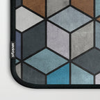 Colorful Concrete Cubes - Blue, Grey, Brown Laptop Sleeve Gallery Image 3