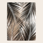 Golden Brown Palm Leaves Dream - Cali Summer Vibes #1 #tropical #decor #art #society6 Poster Gallery Image 4