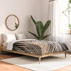 Golden Brown Palm Leaves Dream - Cali Summer Vibes #1 #tropical #decor #art #society6 Comforter Gallery Image 2