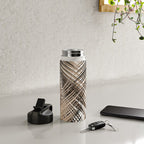 Golden Brown Palm Leaves Dream - Cali Summer Vibes #1 #tropical #decor #art #society6 Water Bottle Gallery Image 4