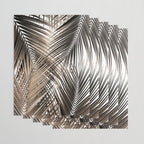Golden Brown Palm Leaves Dream - Cali Summer Vibes #1 #tropical #decor #art #society6 Wrapping Paper Gallery Image 3