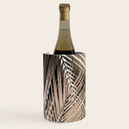 Golden Brown Palm Leaves Dream - Cali Summer Vibes #1 #tropical #decor #art #society6 Wine Chiller Gallery Image 2