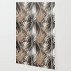 Golden Brown Palm Leaves Dream - Cali Summer Vibes #1 #tropical #decor #art #society6 Wallpaper Gallery Image 2