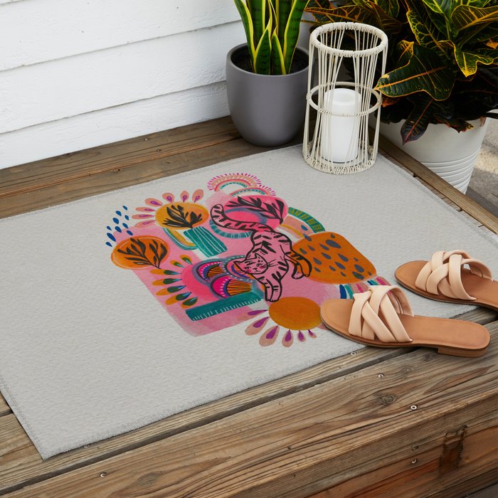 Love cats in the wild Outdoor Rug Gallery Image 2