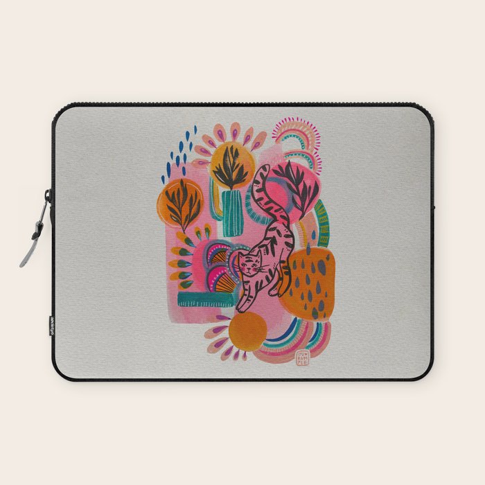 Love cats in the wild Laptop Sleeve Gallery Image 1