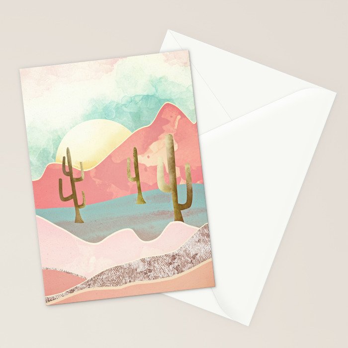 Desert Mountains Stationery Card Gallery Image 2
