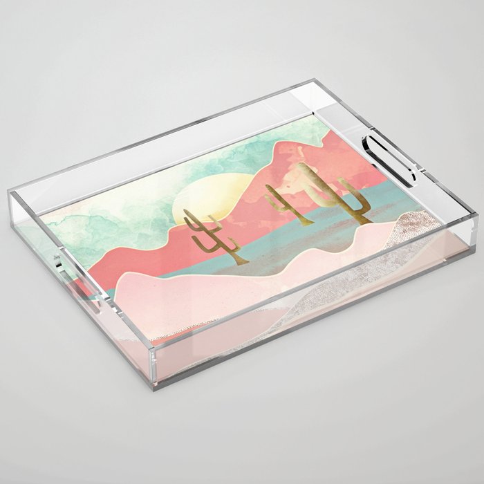Desert Mountains Acrylic Tray Gallery Image 1
