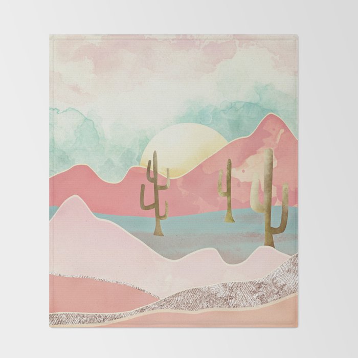 Desert Mountains Throw Blanket Gallery Image 2