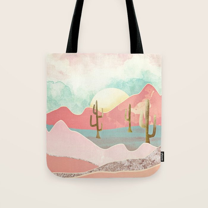 Desert Mountains Tote Bag Gallery Image 1