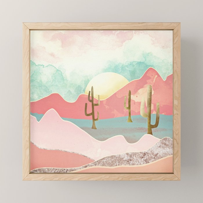 Desert Mountains Mini Art Print Gallery Image 1